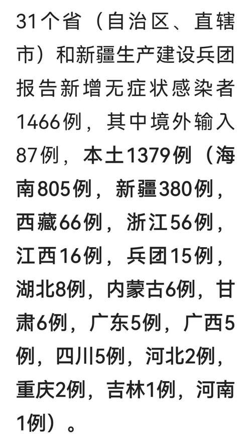 31个省份新增12例阳性感染者涉22省市/31省份新增确诊12例其中本土1例